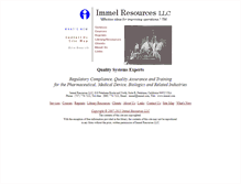 Tablet Screenshot of immelresources.com